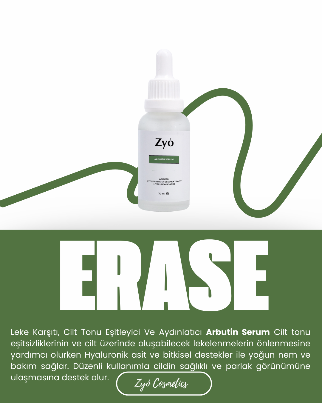 Leke Görünümü Azaltıcı Cilt Tonu Eşitleyici Ve Aydınlatıcı Arbutin Serum 30ml görsel 4