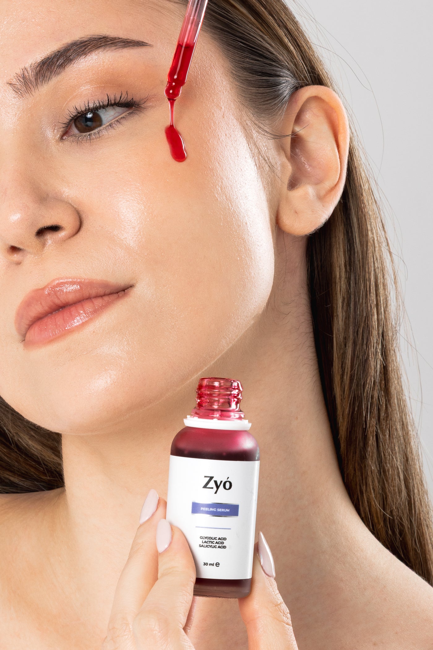 Aha 10% + Bha 2% Kırmızı Peeling Serum Cilt Tonu Eşitleyici Pürüzsüzleştirici Gözenek Sıkılaştırıcı ve Siyah Nokta Karşıtı 30ML görsel 5
