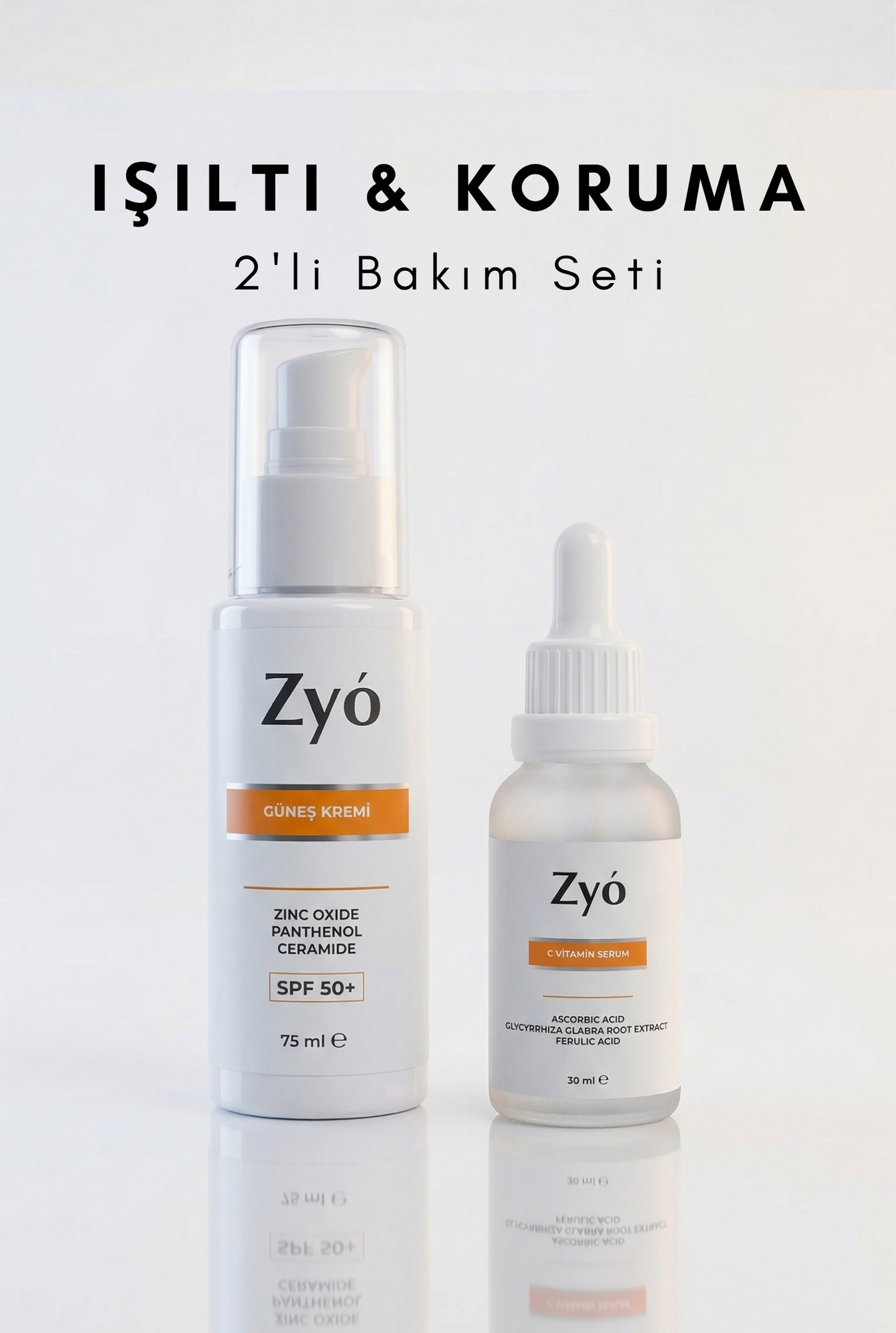 Işıltını Koru Güneş Kremi Ve C Vitamini 2li Set